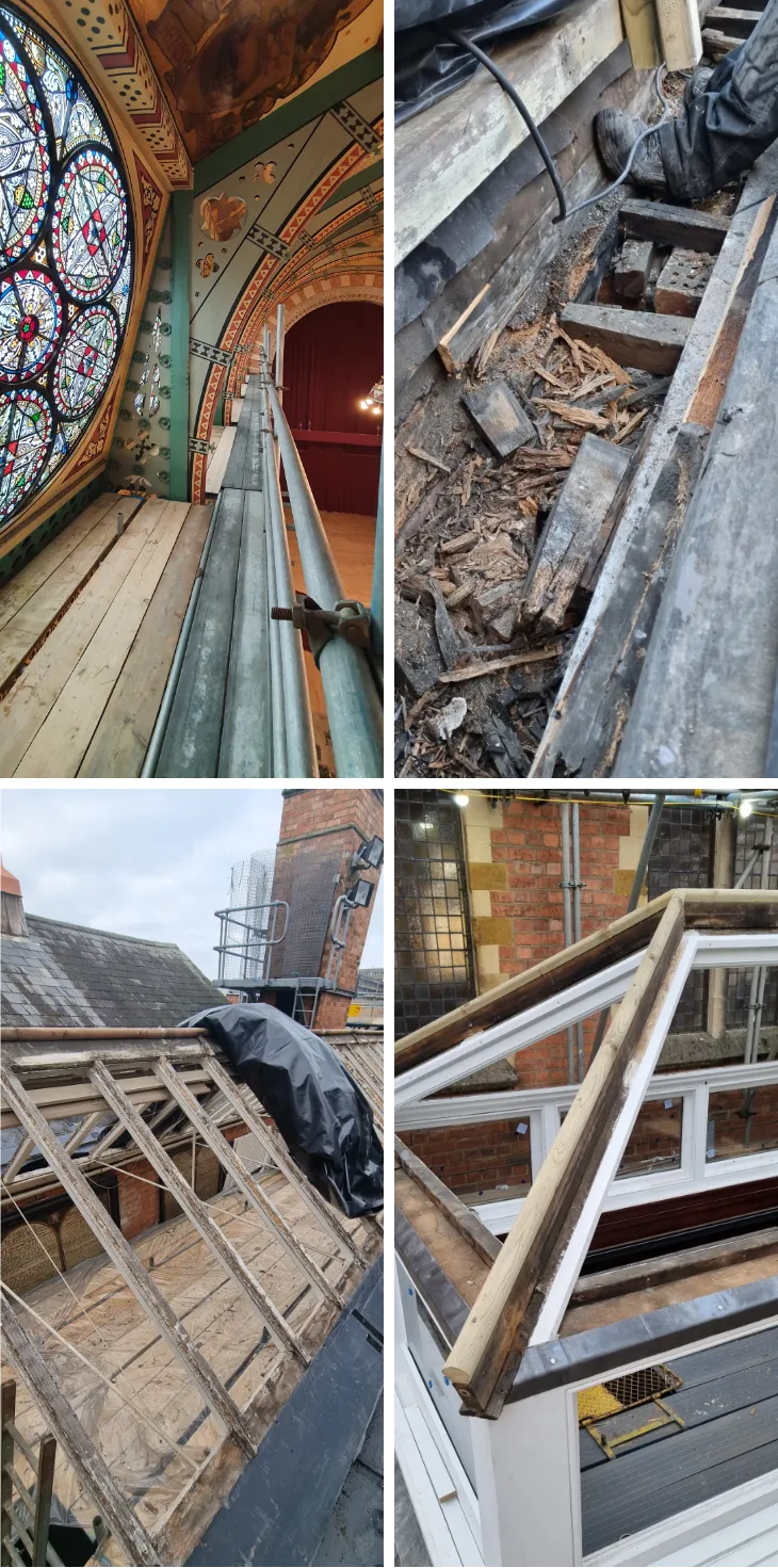 northampton guildhall roof repairs